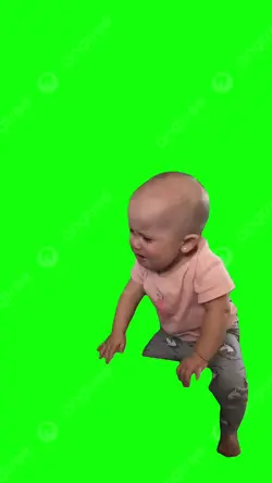baby cries after no