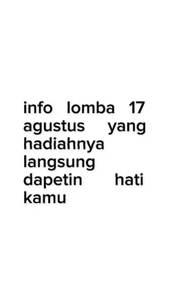 INFO LOMBA 17 