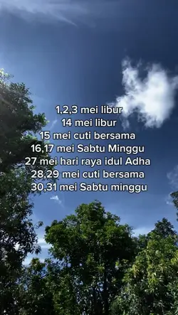 mei full libur