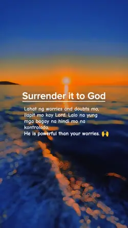 Surrender it to God