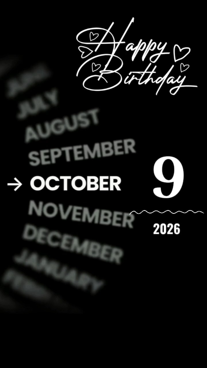 hbd 9 octobre
