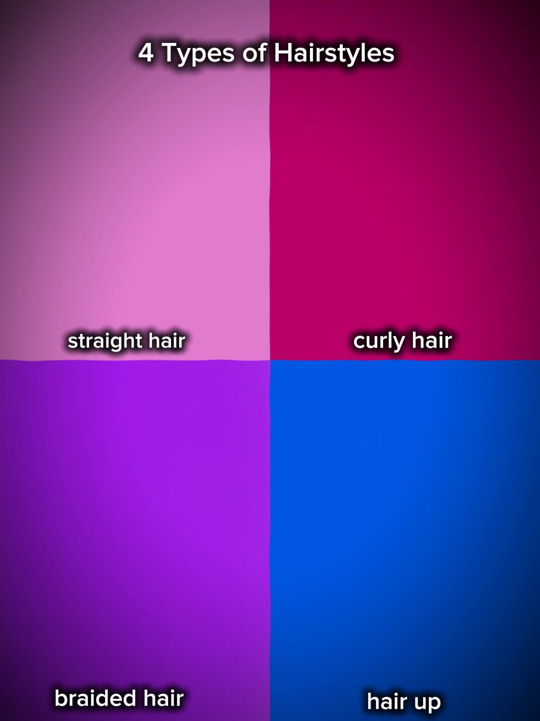 types of hairstyles 