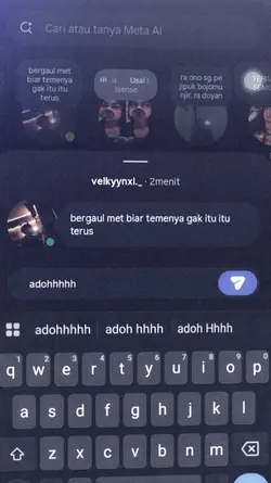 bergaul met biar