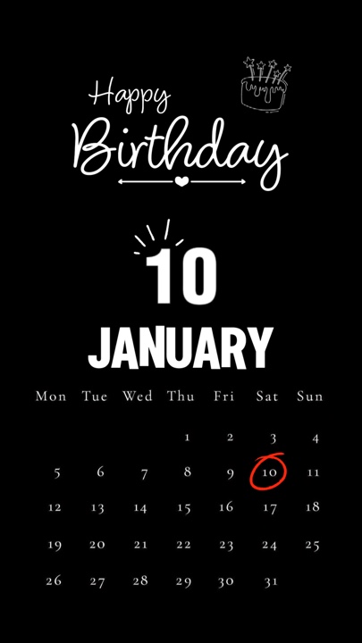 HBD 10 DE JANEIRO 