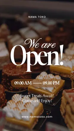 story : we are open