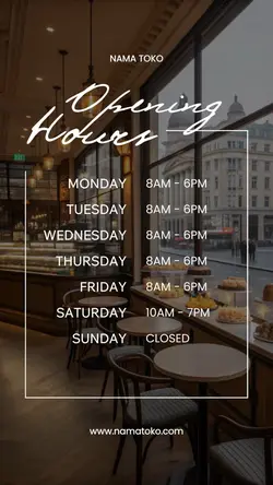opening hours