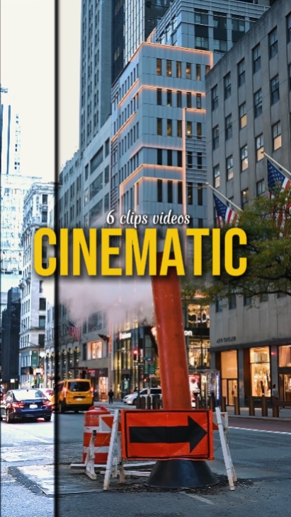 6 vidéos cinématiques 