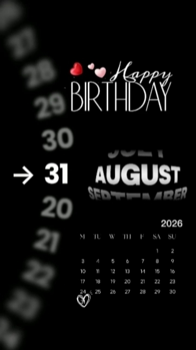 HBD 31 AUGUST