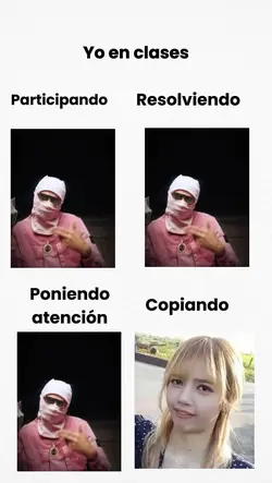 Yo en clase