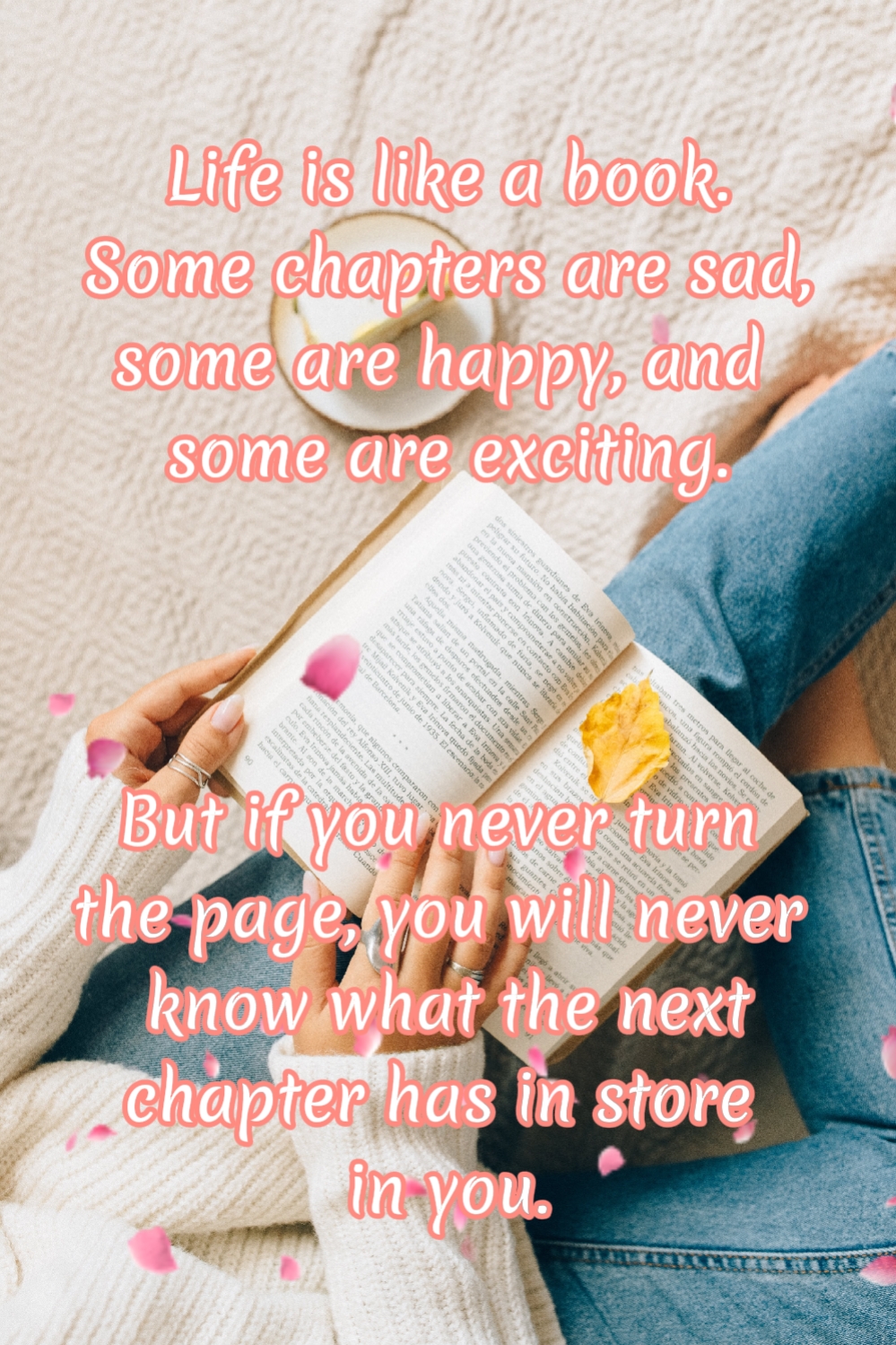 La vida es como un libro 