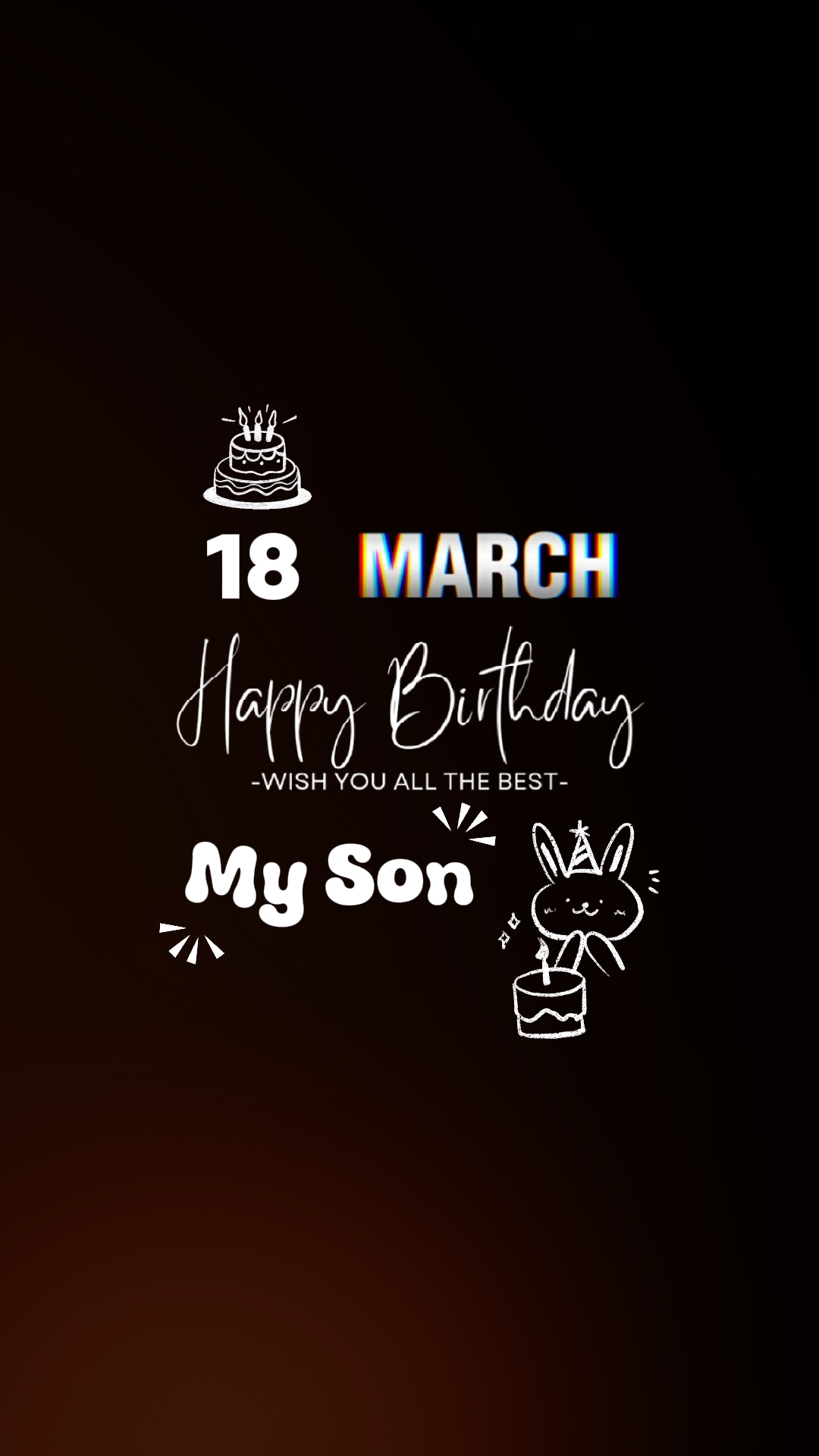 Hbd Mein Sohn, 18. März