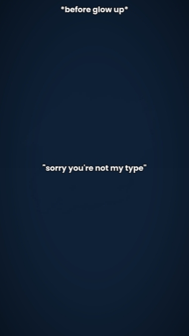 you're not my type