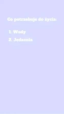 Potrzebne do życia