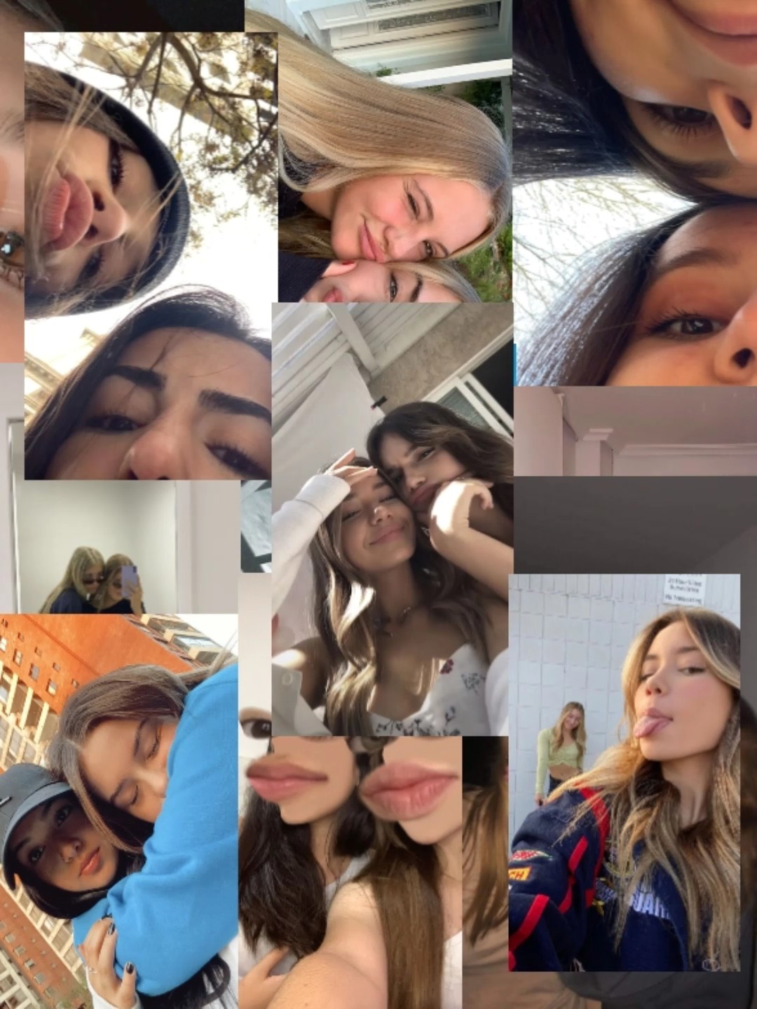Collage de mejores amigos
