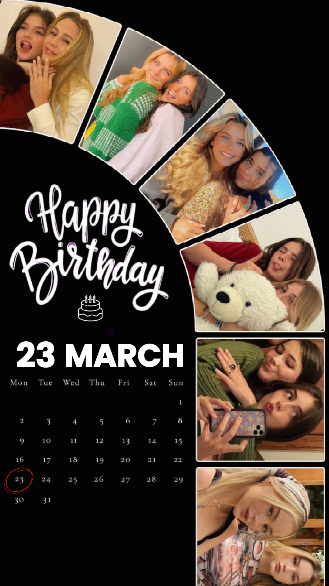 Cumpleaños 23 de marzo 