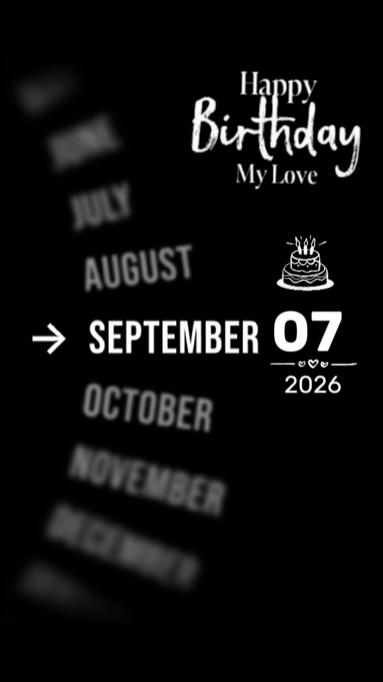 BDAY LOVE 7 SEPTEMBE