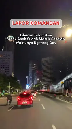 liburan telah usai
