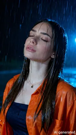 Rain photoshoot