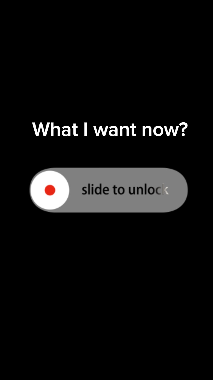 What I want now?