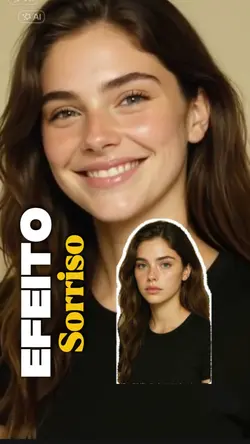 A sua foto sorrindo