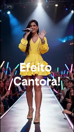 Efeito cantora!