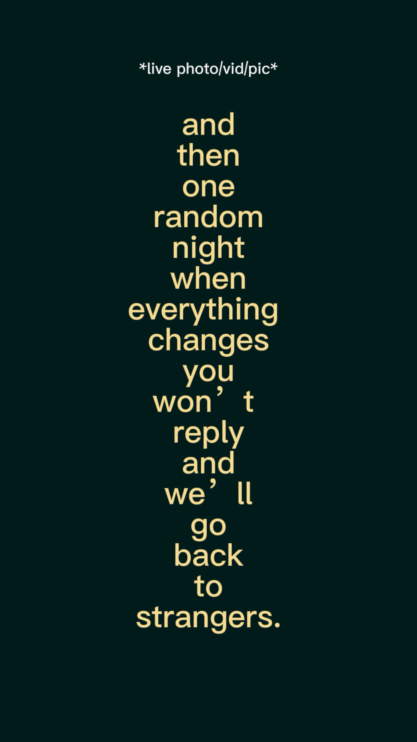 Onerandomnightwhen