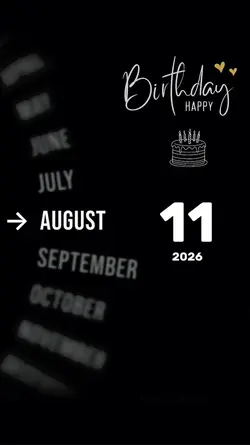 Hbd 11 August 2026 