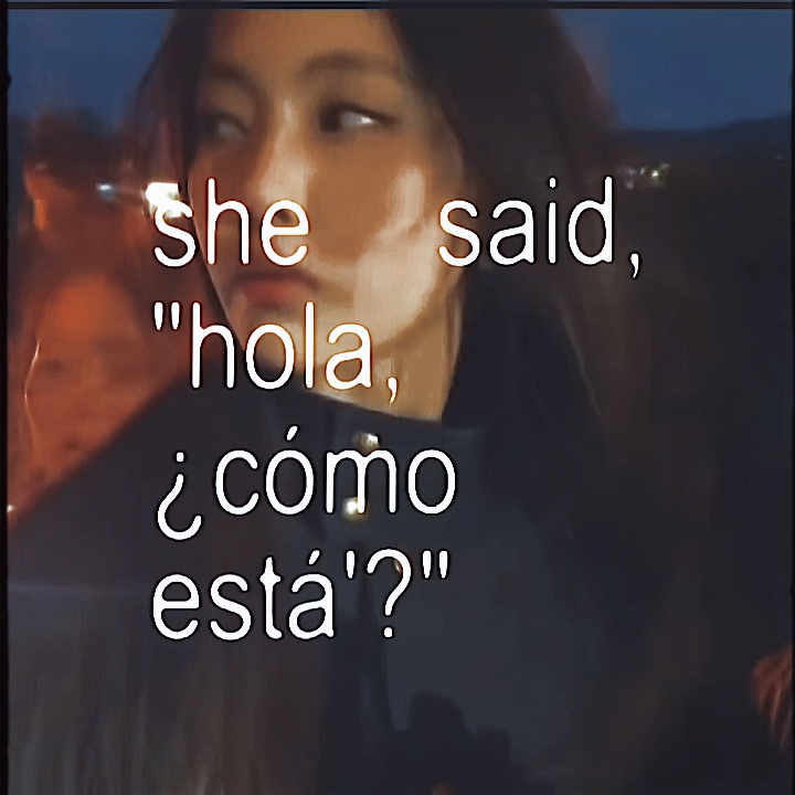 She said