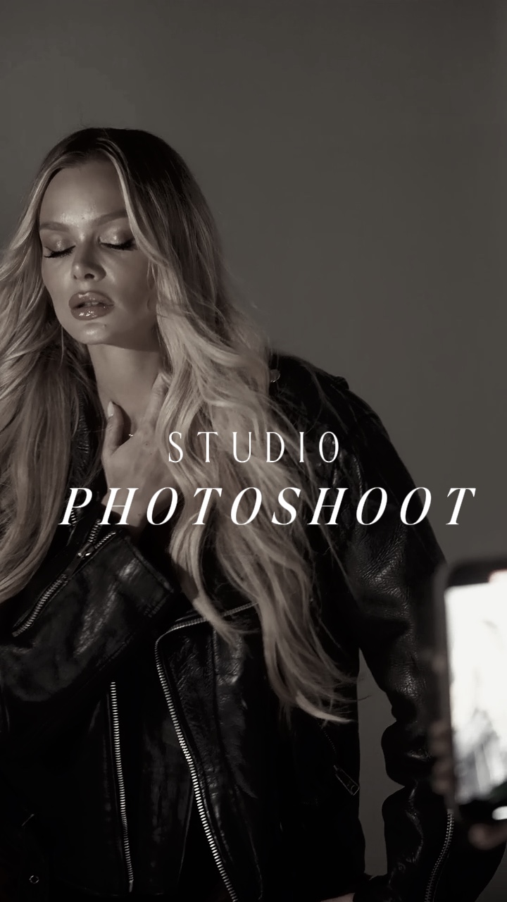 Sesión de fotos de estudio 