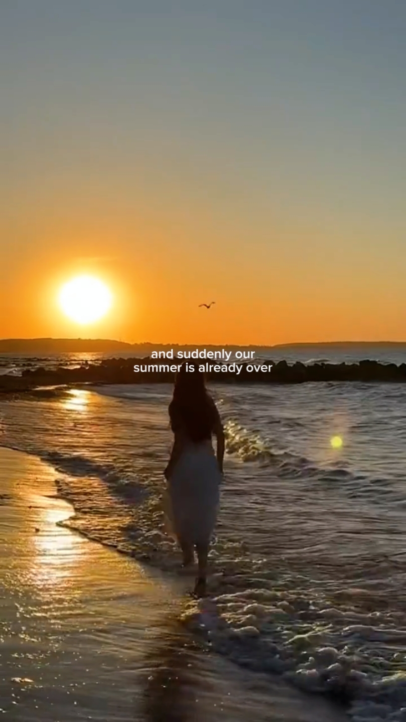 O verão acabou
