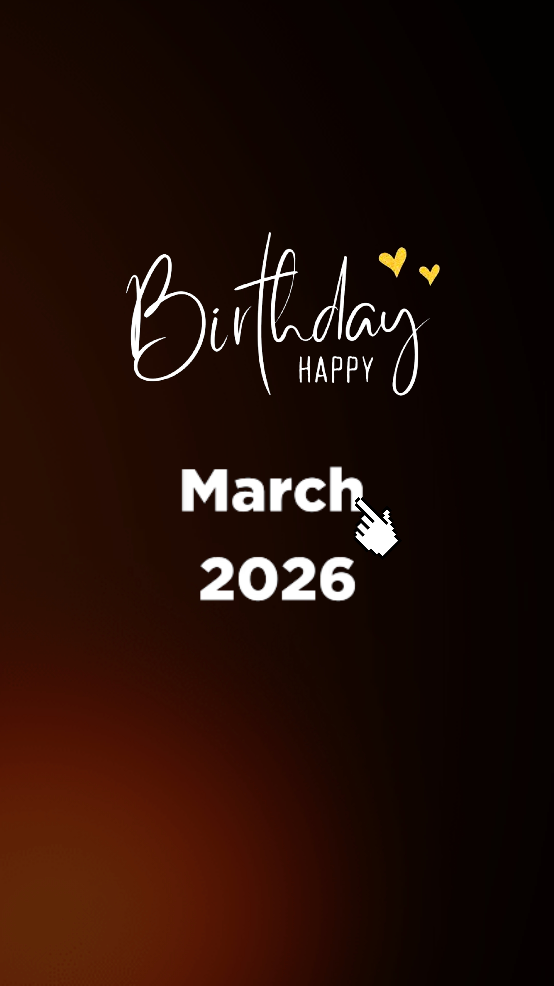 ULANG TAHUN MARET 2026