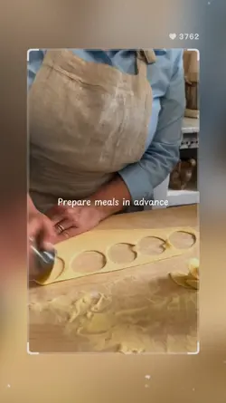 Prepare meals in adv