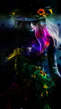 Dark rainbow smoke