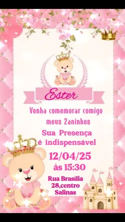 Convite Menina 