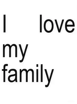 i love my family