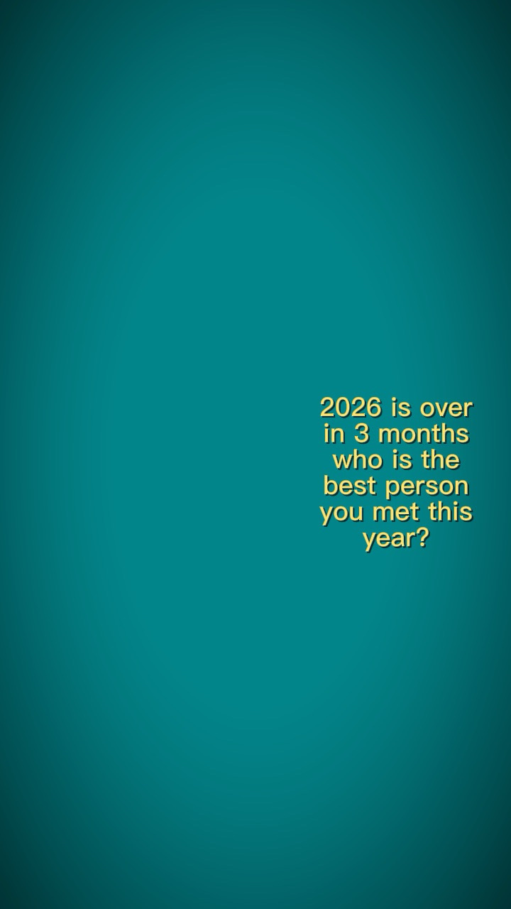 2026 over in 3months