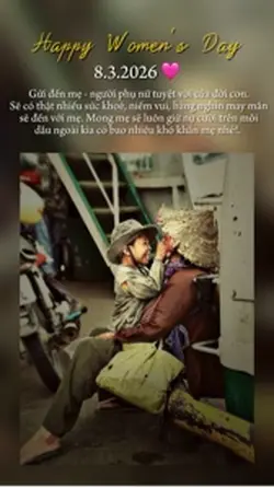 Cap 8/3 về mẹ