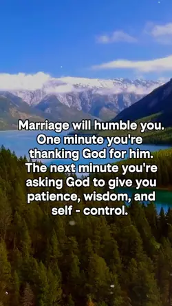 Marriage will humble
