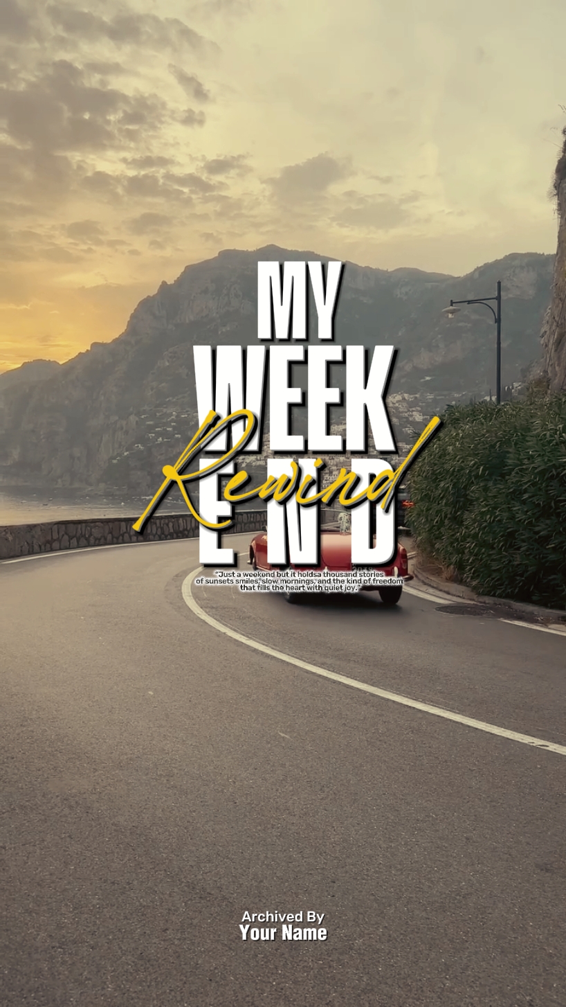 Rewind de fim de semana