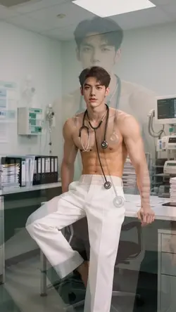 Doctor style sixpack