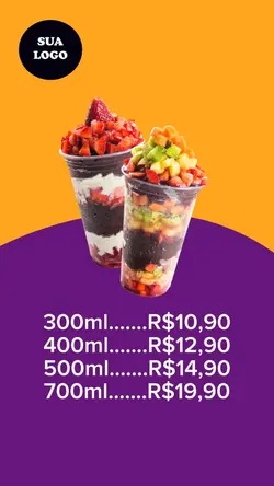 Açaí Promoção 