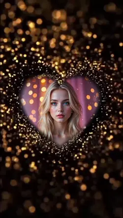 Gold heart