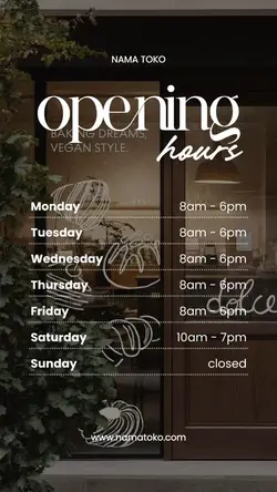 story : opening hour