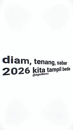 diam tenang sabar