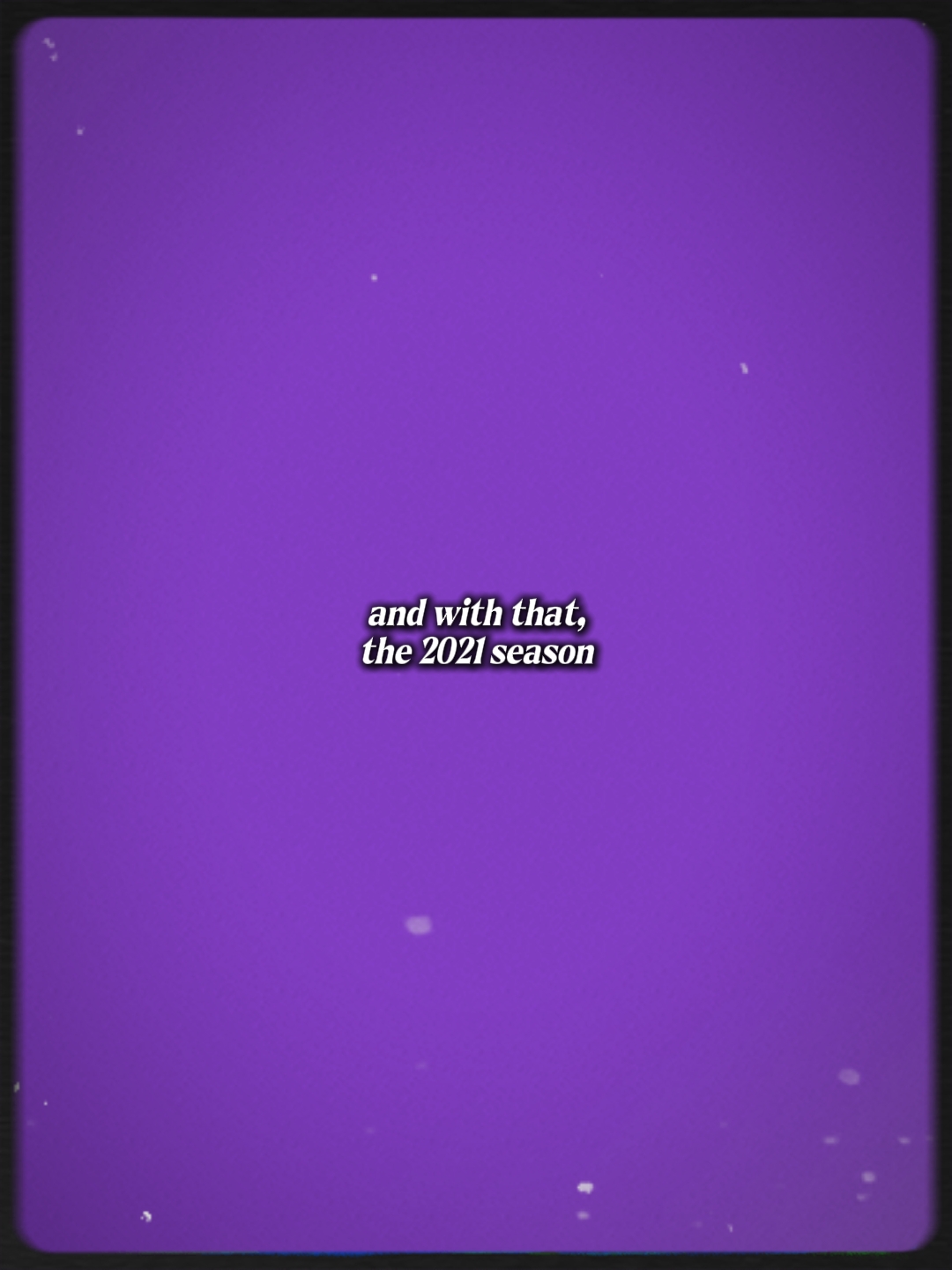 2025 seasons end