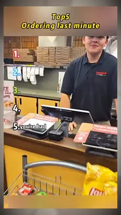 ordering last minute