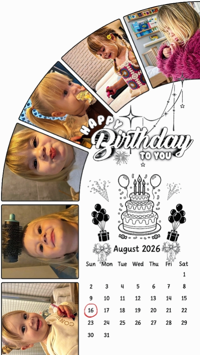 Birthday 16 August