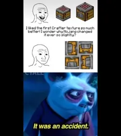 It was an accident 