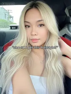 Blonde hair color Ai