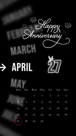 Anniversary 27 April
